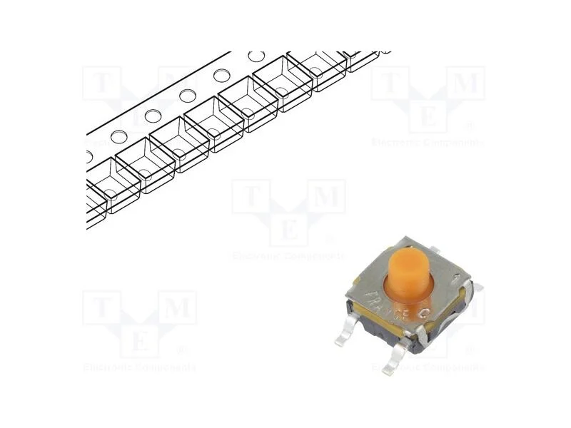 Microinterruptor TACT, SPDT NC + NO, Pos: 2, 0,05.