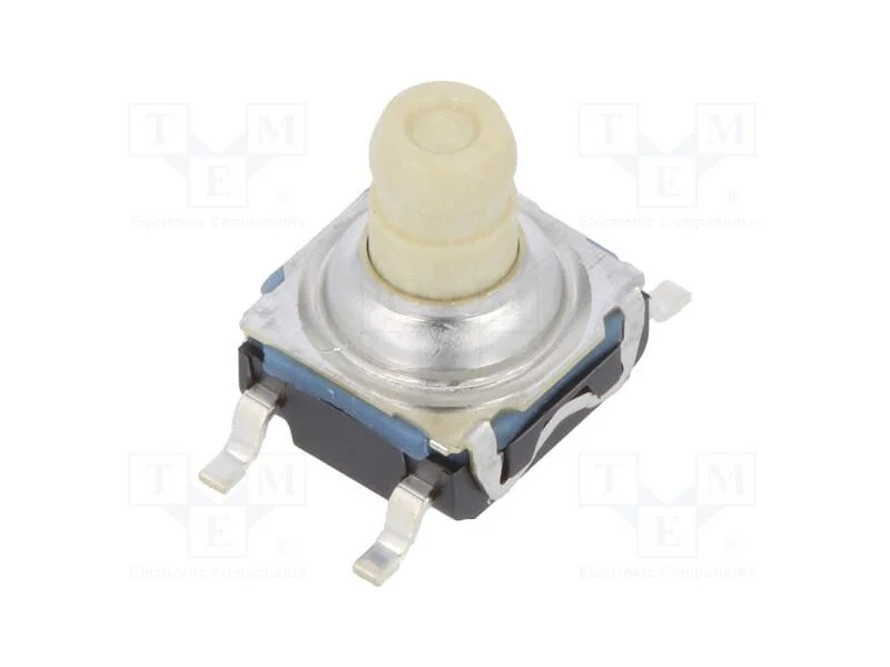 Microinterruptor TACT, SPST-NO, Pos: 2, 0,05A/32V.