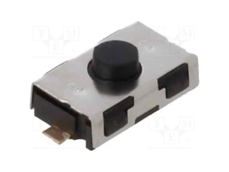 Microinterruptor TACT, SPST-NO, Pos: 2, 0,05A/32V.