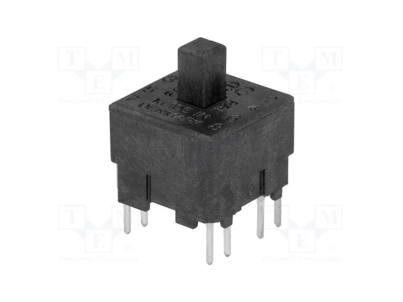 Microinterruptor TACT, DPST-NO + DPST-NC, Pos: 2,.