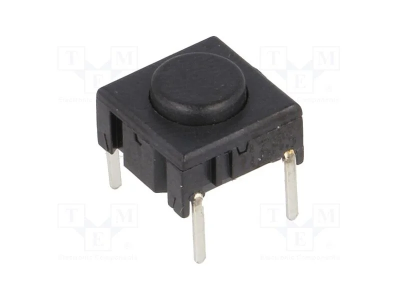 Microinterruptor TACT, SPST-NO, Pos: 2, 0,05A/24V.