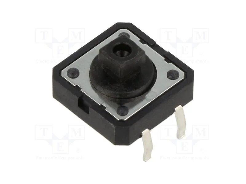 Microinterruptor TACT, SPST-NO, Pos: 2, 0,05A/12V.