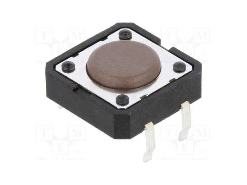 Microinterruptor TACT, SPST-NO, Pos: 2, 0,05A/12V.