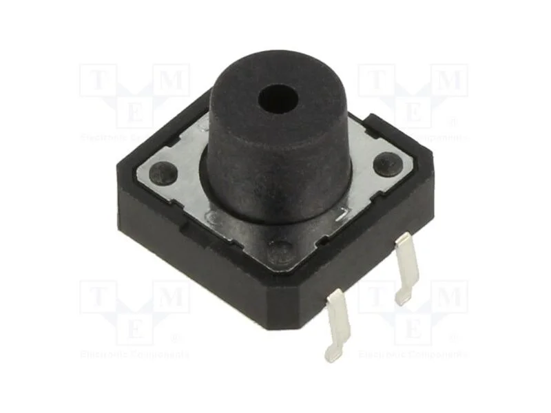 Microinterruptor TACT, SPST-NO, Pos: 2, 0,05A/12V.