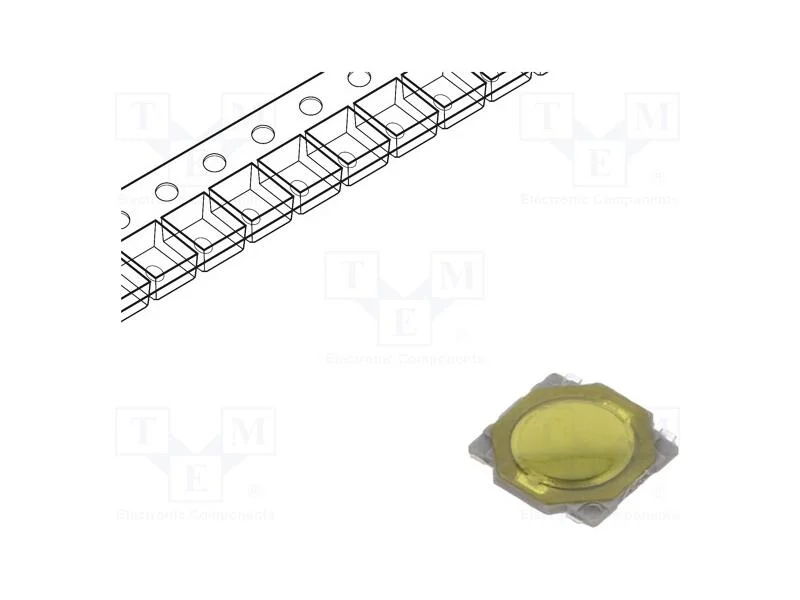 Microinterruptor TACT, SPST-NO, Pos: 2, 0,05A/12V.