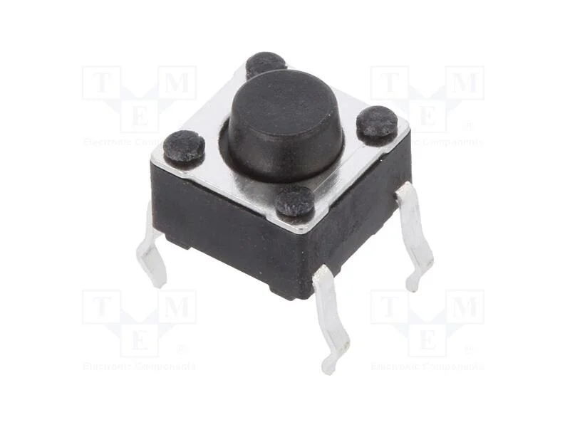 Microinterruptor TACT, SPST-NO, Pos: 2, 0,05A/12V.