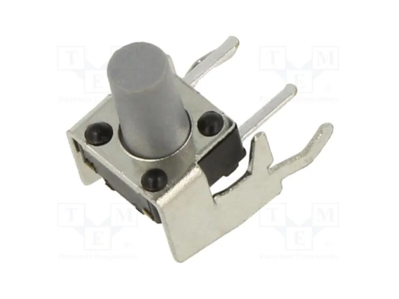 Microinterruptor TACT, SPST-NO, Pos: 2, 0,05A/12V.