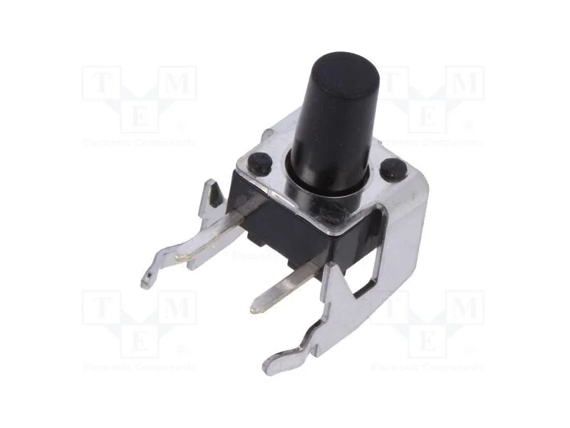 Microinterruptor TACT, SPST, Pos: 2, 0,05A/12VDC,.