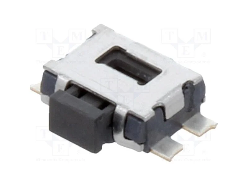 Microinterruptor TACT, SPST, Pos: 2, 0,05A/12VDC,.