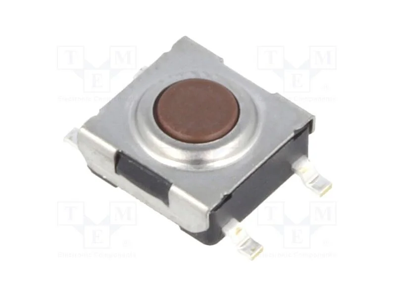 Microinterruptor TACT, SPST-NO, Pos: 2, 0,05A/12V.