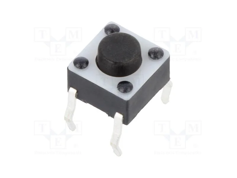 Microinterruptor TACT, SPST-NO, Pos: 2, 0,05A/12V.