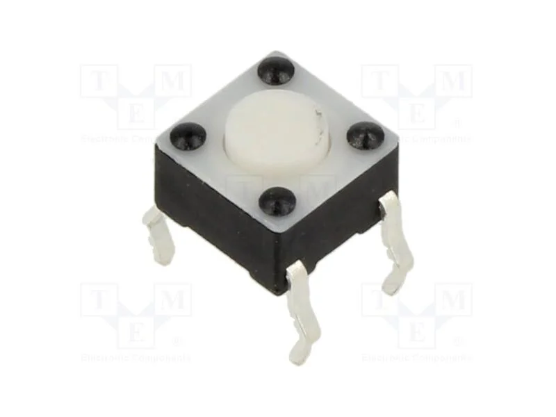 Microinterruptor TACT, SPST-NO, Pos: 2, 0,05A/12V.