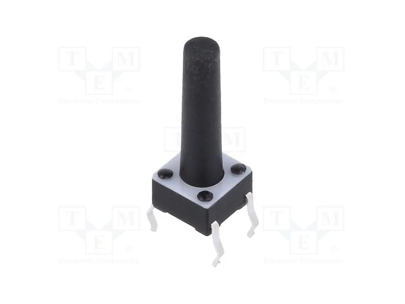 Microinterruptor TACT, SPST-NO, Pos: 2, 0,05A/12V.