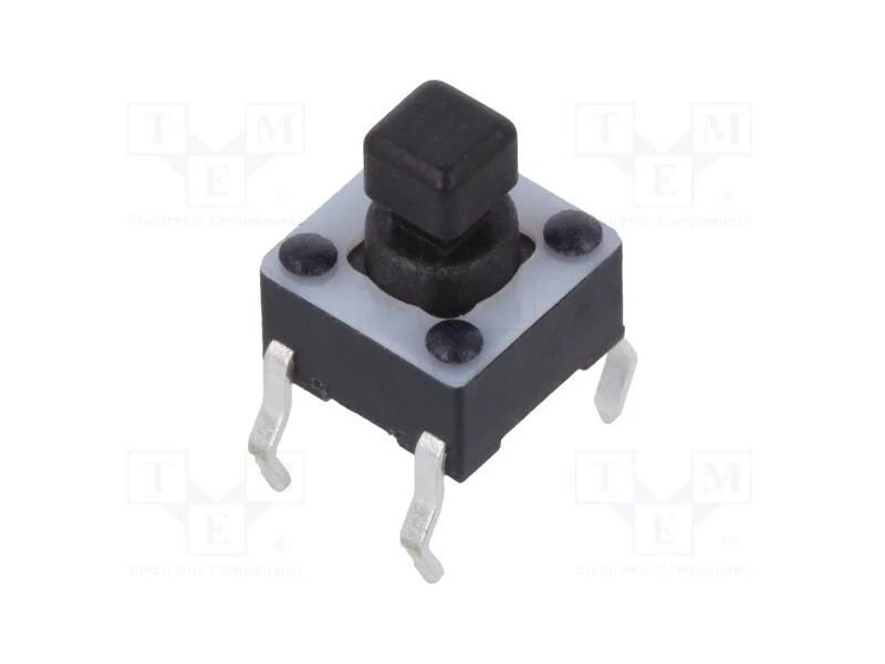 Microinterruptor TACT, SPST-NO, Pos: 2, 0,05A/12V.