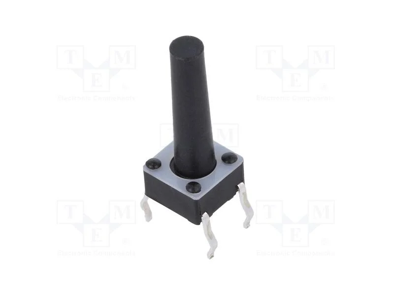 Microinterruptor TACT, SPST-NO, Pos: 2, 0,05A/12V.