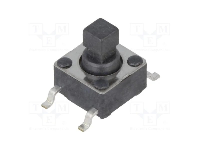 Microinterruptor TACT, SPST-NO, Pos: 2, 0,05A/12V.