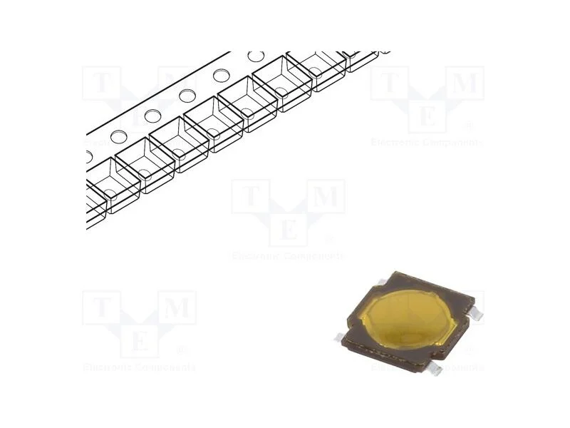 Microinterruptor TACT, SPST, Pos: 2, 0,05A/15VDC,.
