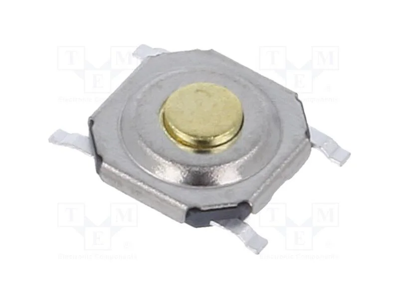 Microinterruptor TACT, SPST, Pos: 2, 0,05A/12VDC,.