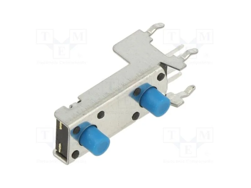 Microinterruptor TACT, NO + NO, Pos: 2, 0,05A/12V.