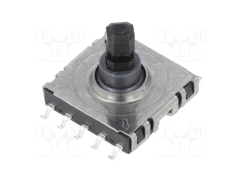 Microinterruptor TACT, Pos: 2, 0,02A/12VDC, SMT, .