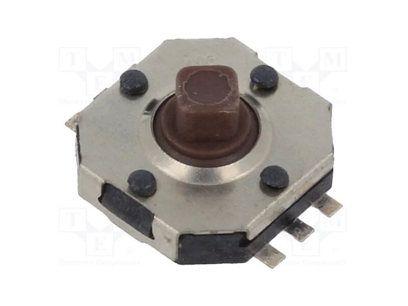 Microinterruptor Tact, Spst-No, Pos: 2, 0,05a/12vdc, Smd, 1,6n