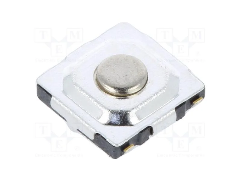 Microinterruptor Tact, Pos: 2, 0,05a/12vdc, Smt, Não Disp, 1,5mm