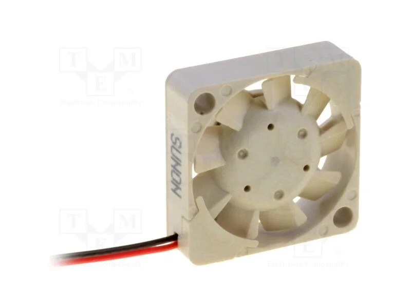 Ventilador: DC, transversal, 3VDC, 12x12x3mm, 0,3.