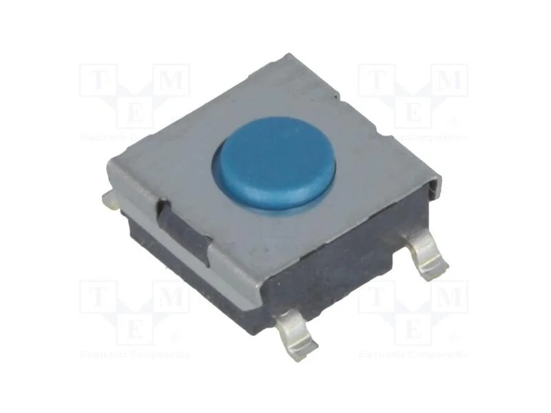 Microinterruptor TACT, SPST-NO, Pos: 2, 0,05A/24V.