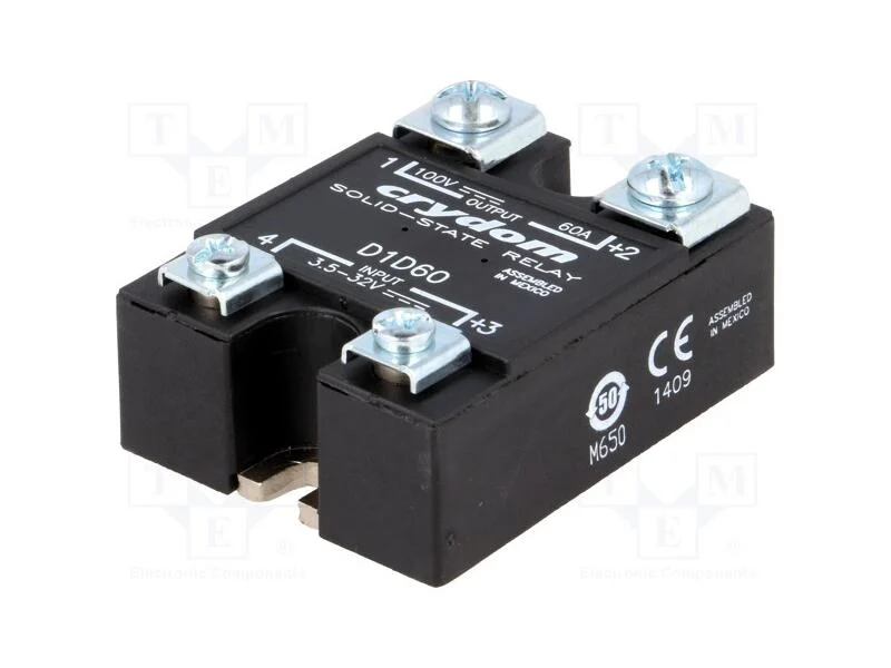 Relé: Semicondutores, Ucoma: 3,5÷32vdc, 60a, 1÷100vdc, Série: 1-Dc