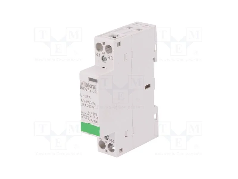Contator: 2-De Polo de Instalação, 32a, 230vac,220vdc, Nc X2