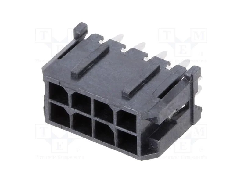 Conector: fio-placa, Micro-Fit 3.0, PIN: 8, tomad.