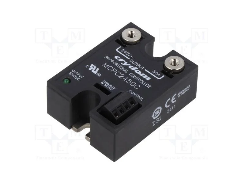 Relé: Semicondutores, Ucoma: 8÷32vdc, 50a, 180÷280vac, No Painel