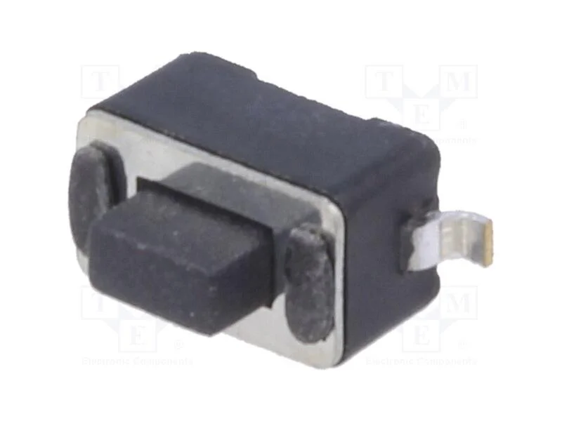 Microinterruptor Tact, Spst-No, Pos: 2, 0,05a/12vdc, Smt, 1,6n