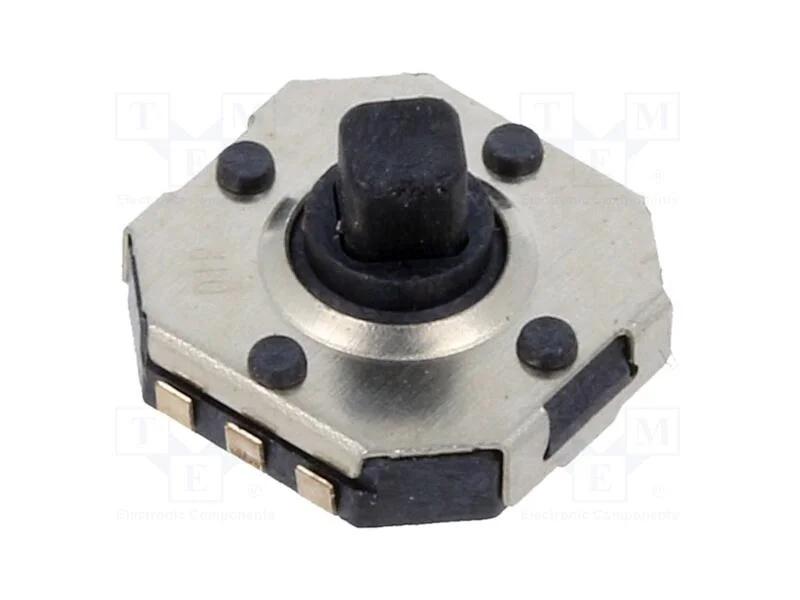Microinterruptor Tact, Spst-No, Pos: 2, 0,05a/12vdc, Smd, 1,6n