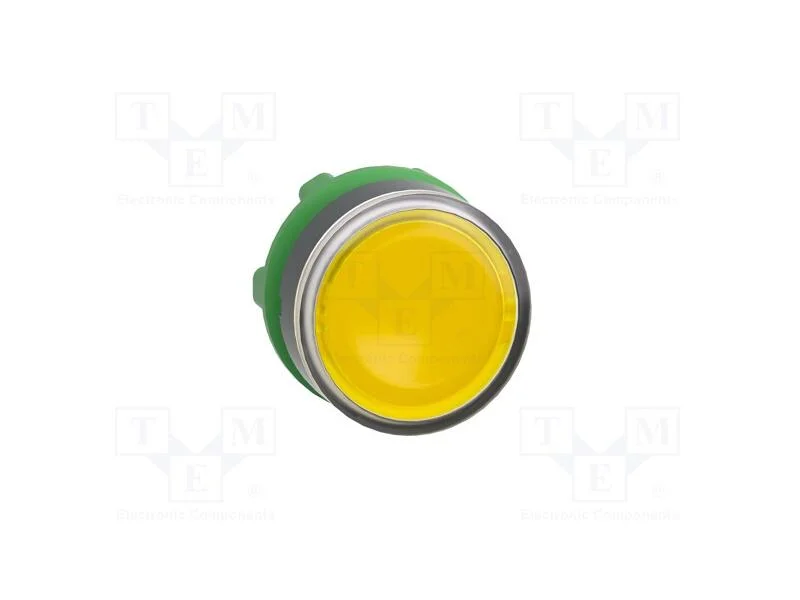 Interruptor: de Pressão, 22mm, Pos.Estáv: 1, Amarelo, Ip20, Plano