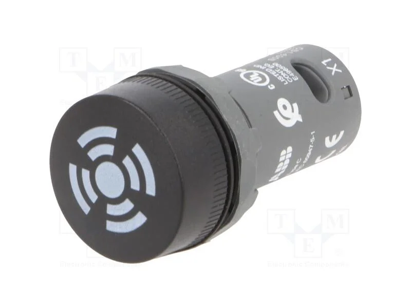 Sinalizador de som, 22mm, CB1, 22,3mm, 24VAC, 24V.