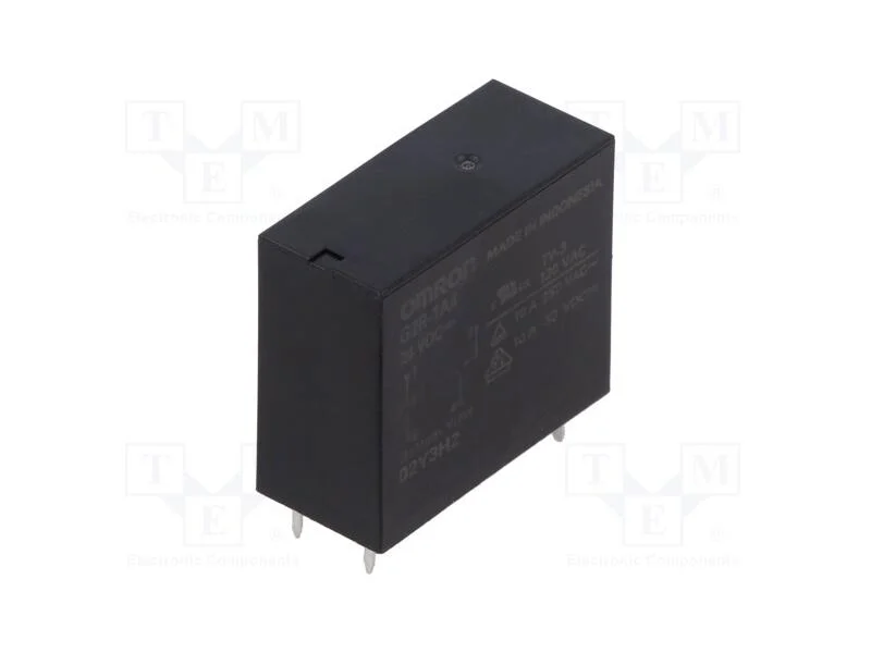 Relé: Eletromagnético, Spst-No, Ubobina: 24vdc, Icontactos Max: 8a