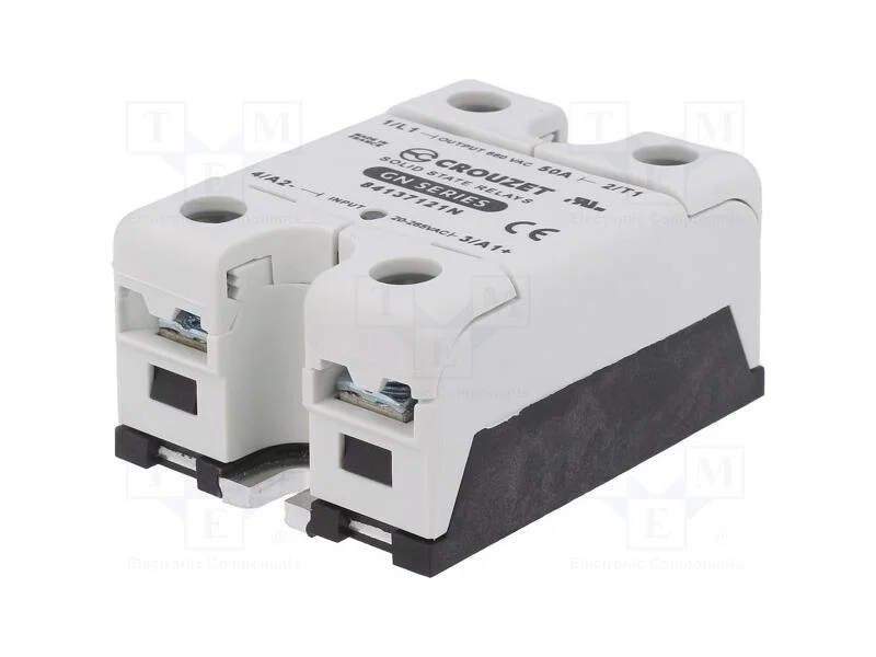 Relé: Semicondutores, Ucoma: 90÷280vac, 50a, 48÷660vac, No Painel