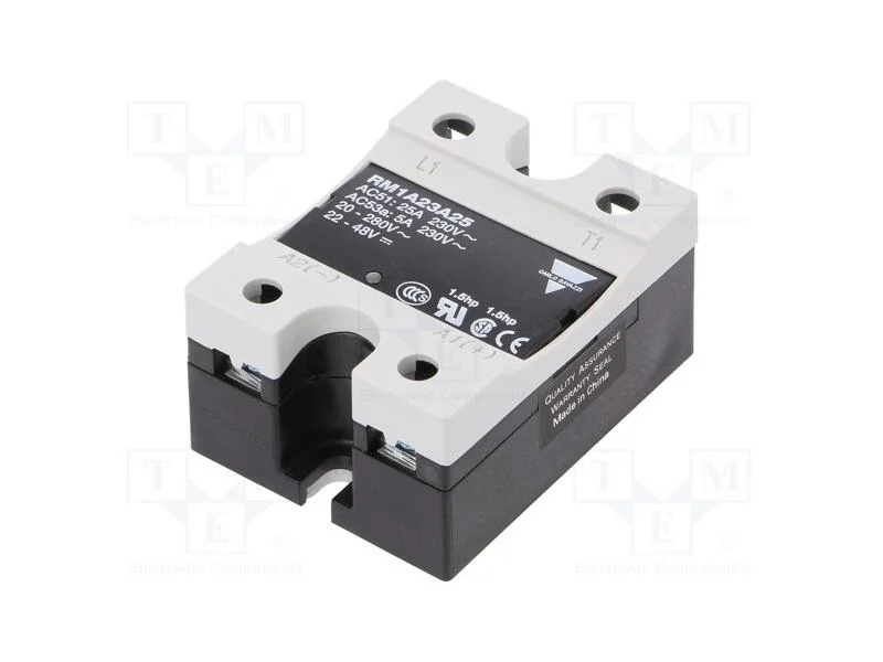 Relé: Semicondutores, Ucoma: 20÷280vac,22÷48vdc, 25a, 24÷265vac