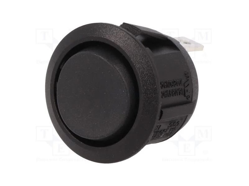 ROCKER, SP3T, Pos: 3, (ON)-OFF-(ON), 10A/250VAC, .