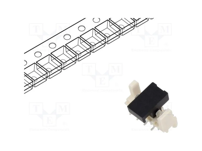 Tomada, Fio-Placa, Macho, Pin: 8, 1,27mm, Smt, Picoflex, 1,2a, 250v