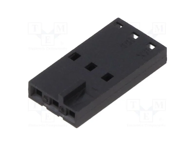 Ficha, fio-fio/placa, f&ecirc;mea, SL, 2,54mm, PIN: 3, .