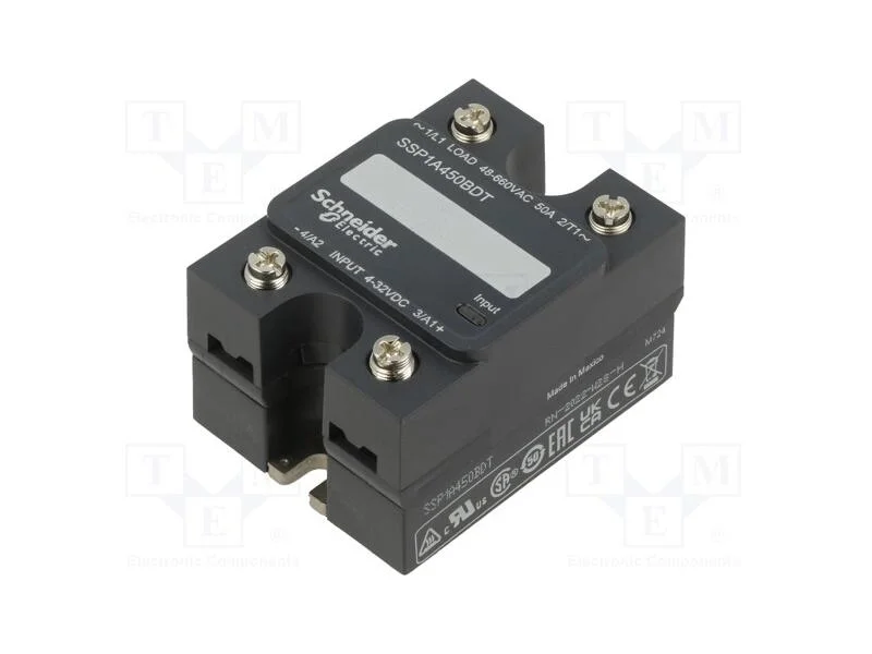 Relé: Semicondutores, Ucoma: 4÷32vdc, 50a, 48÷660vac, Roscado