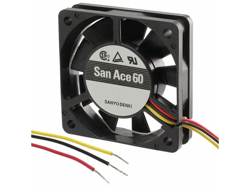 Ventilador: DC, transversal, 24VDC, 60x60x15mm, 2.