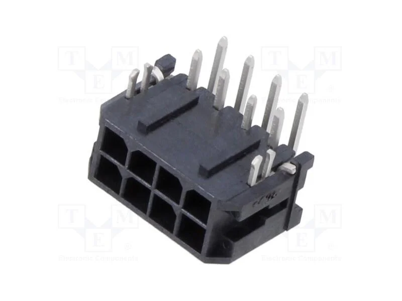Conector: fio-placa, Micro-Fit 3.0, PIN: 8, tomad.