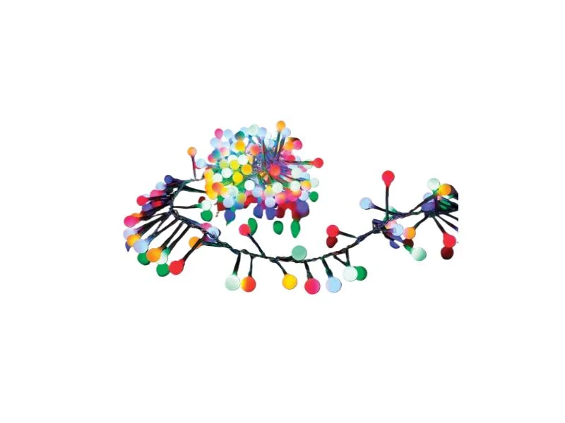 Clusterlight LED - 3 M - 176 Bolas Multicoloridas