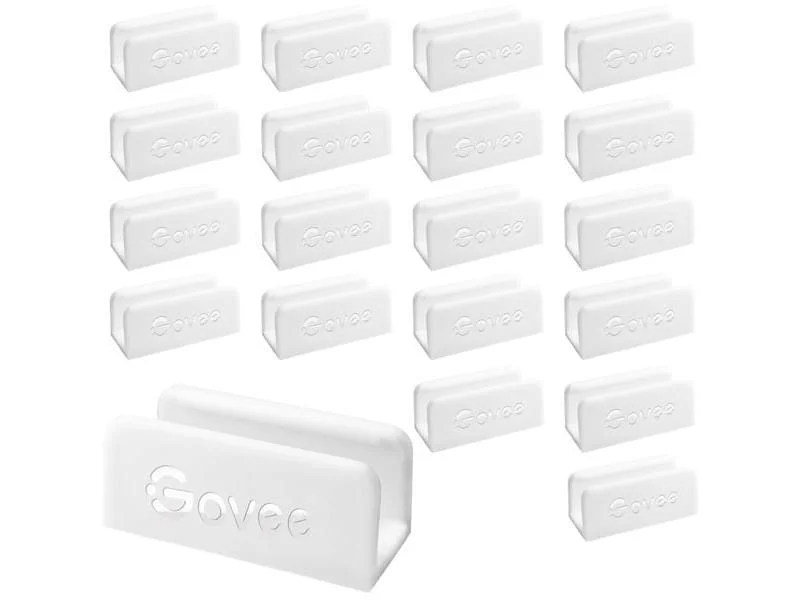 Govee 20x Clips Suporte de Montagem para Fita LED