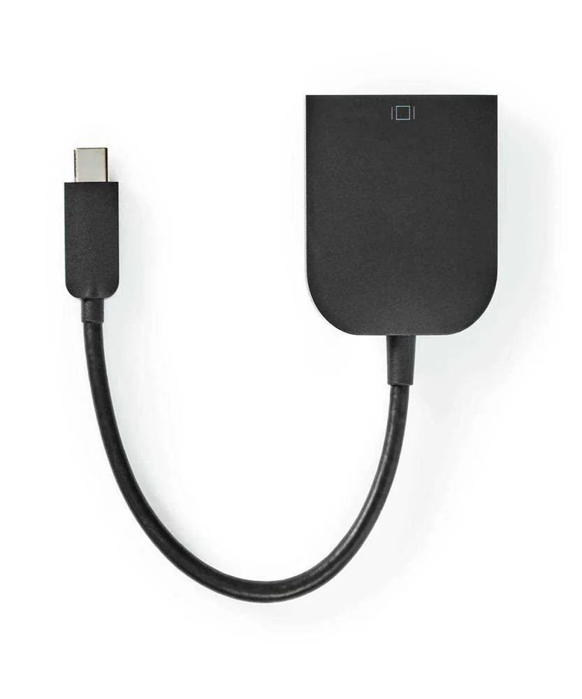 Nedis Ccgb64552bk02 0,2 M Usb Type-C Dvi-D Preto