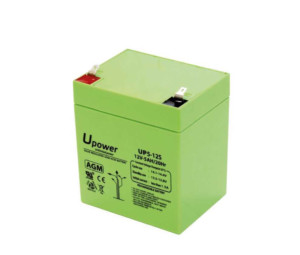 Batería Plomo 12,0v/5,0ah (89,0x100,0x70,0mm)