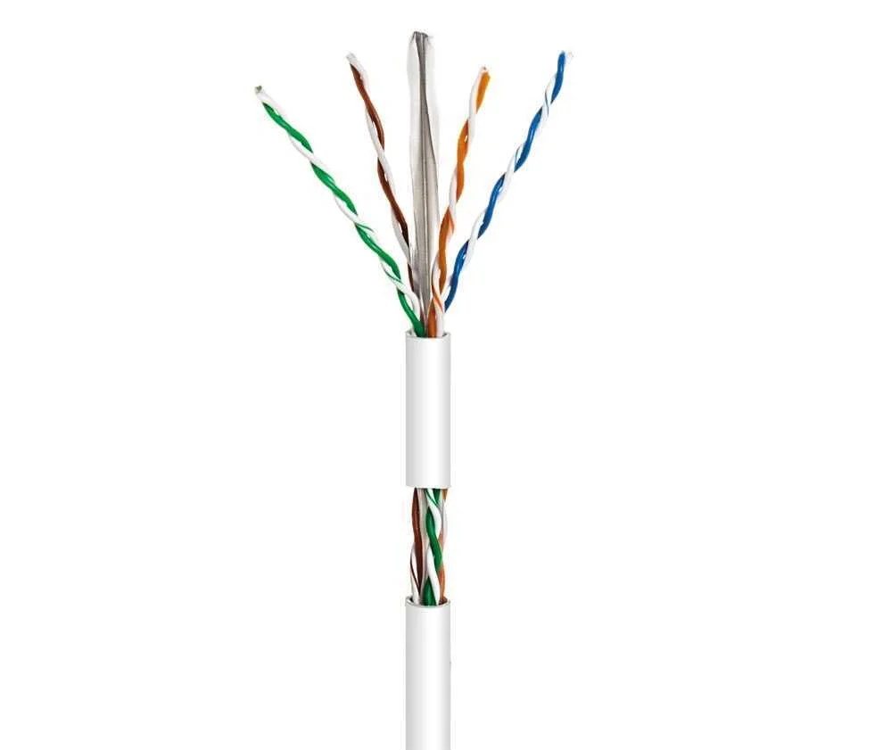 Cabo de Rede Utp Cat6 Cca Rígido 1000m Branco
